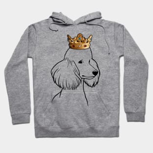 Poodle Dog King Queen Wearing Crown Hoodie